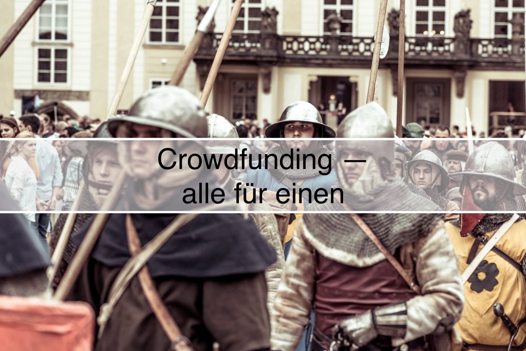 Finanzieller und psychologischer Support der Community dank Crowdfunding