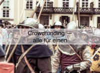 Finanzieller und psychologischer Support der Community dank Crowdfunding