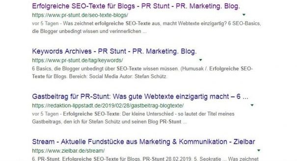 Snippets zur Optimierung erfolgreicher SEO-Texte (Stefan Schütz)